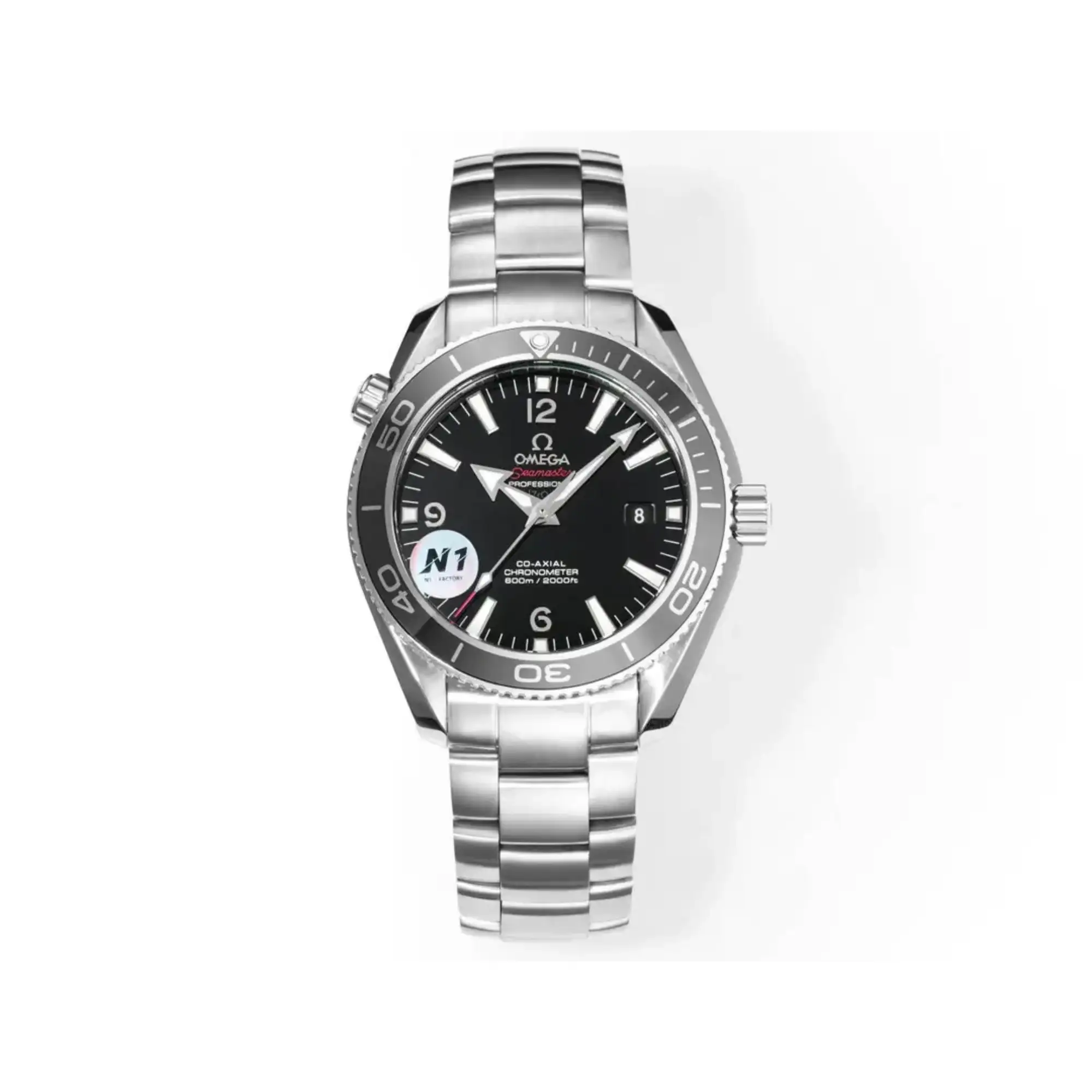 Omega Seamaster 600 Series OT1 Classic 1948 Limited Edition Black Dial Stainless Steel Bracelet Blue Sapphire Crystal Glass