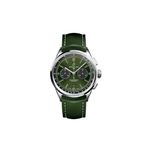 Breitling Premier B01 Chronograph 42mm Green Dial Stainless Steel Watch