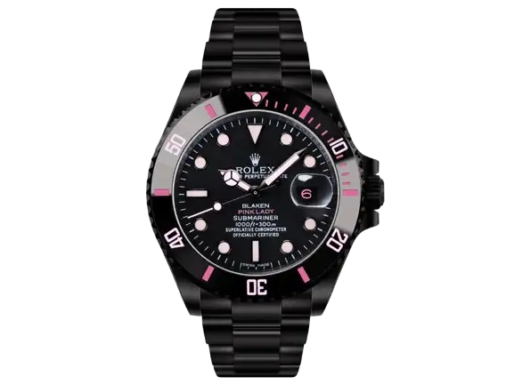 Rolex Submariner Black Dial Black Bezel Watch